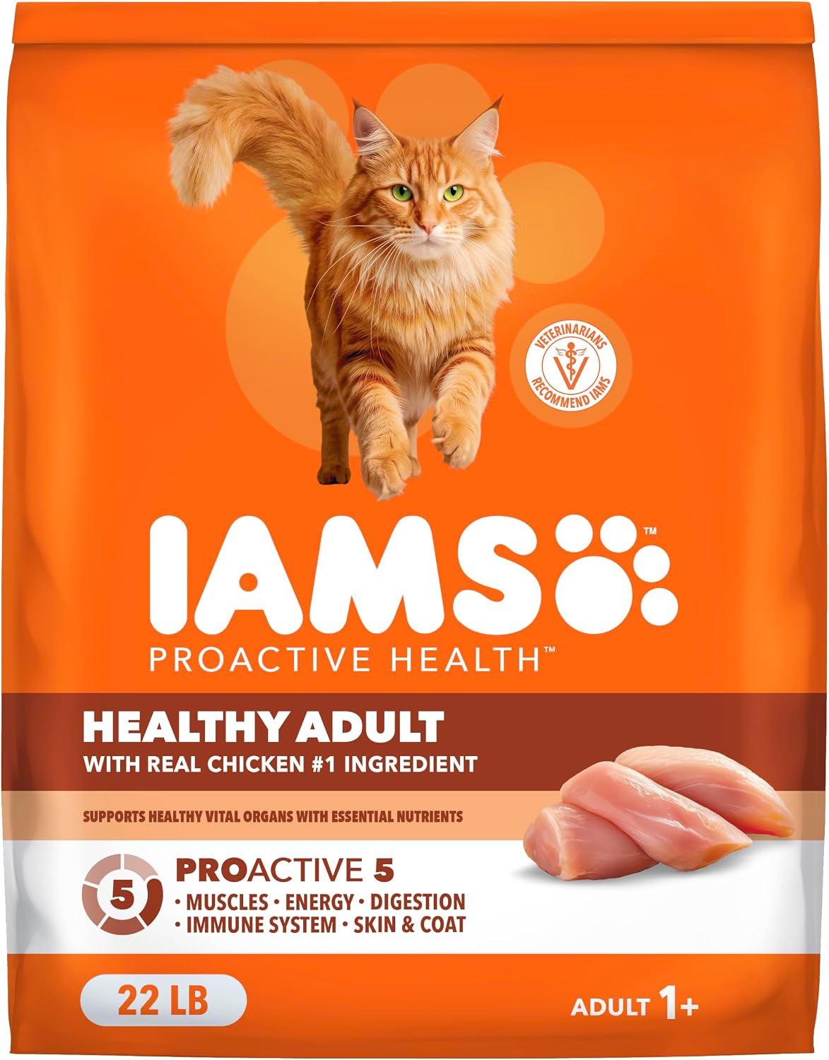 Proactive Health Healthy Adult Dry Cat Food, Chicken, 22 Lb