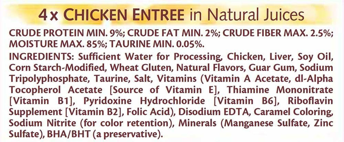 Purrfectly Chicken Wet Cat Food, Variety Pack, 10 Count, 4 Pack