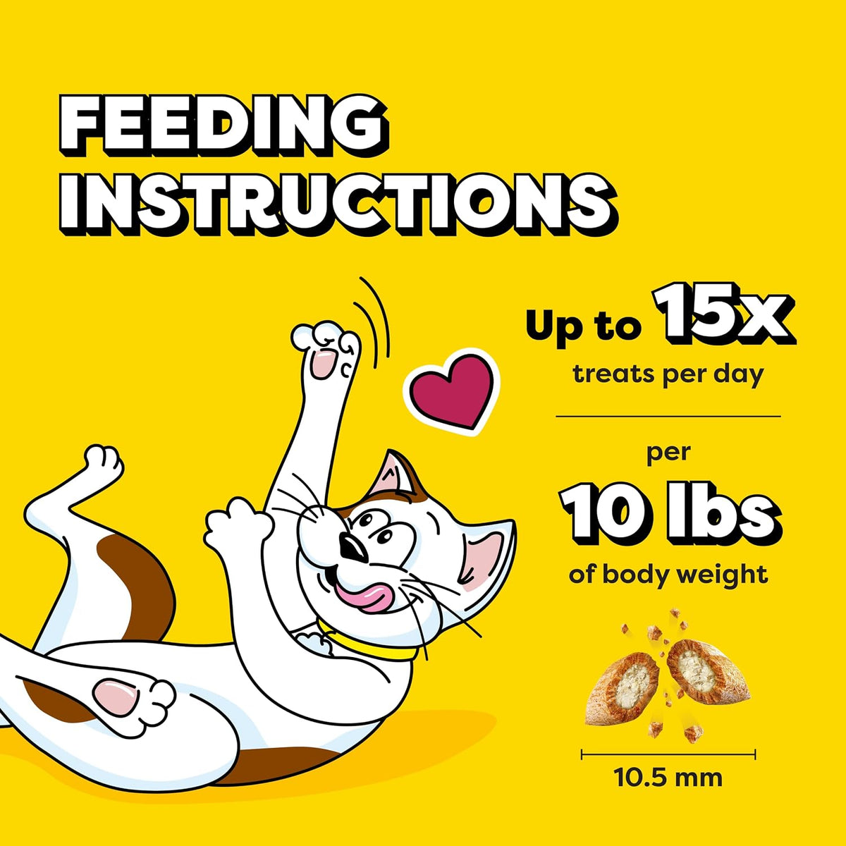 Indoor Care Crunchy Cat Treats, Chicken, 4.9 Oz, 10 Pack