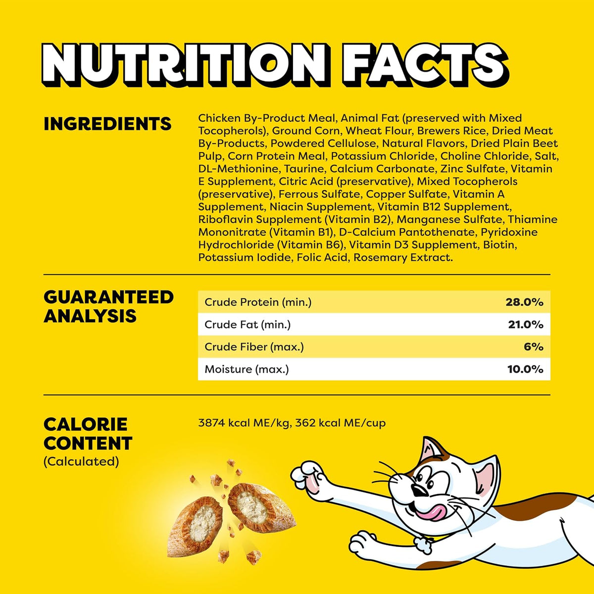 Indoor Care Crunchy Cat Treats, Chicken, 4.9 Oz, 10 Pack