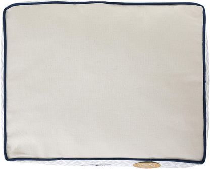 Jonathan Adler Now House for Pets Grey Diamond Cushion Dog Bed, Small Dog Bed, Machine Washable, Cotton/Poly Blend, 17X22X5 Inches