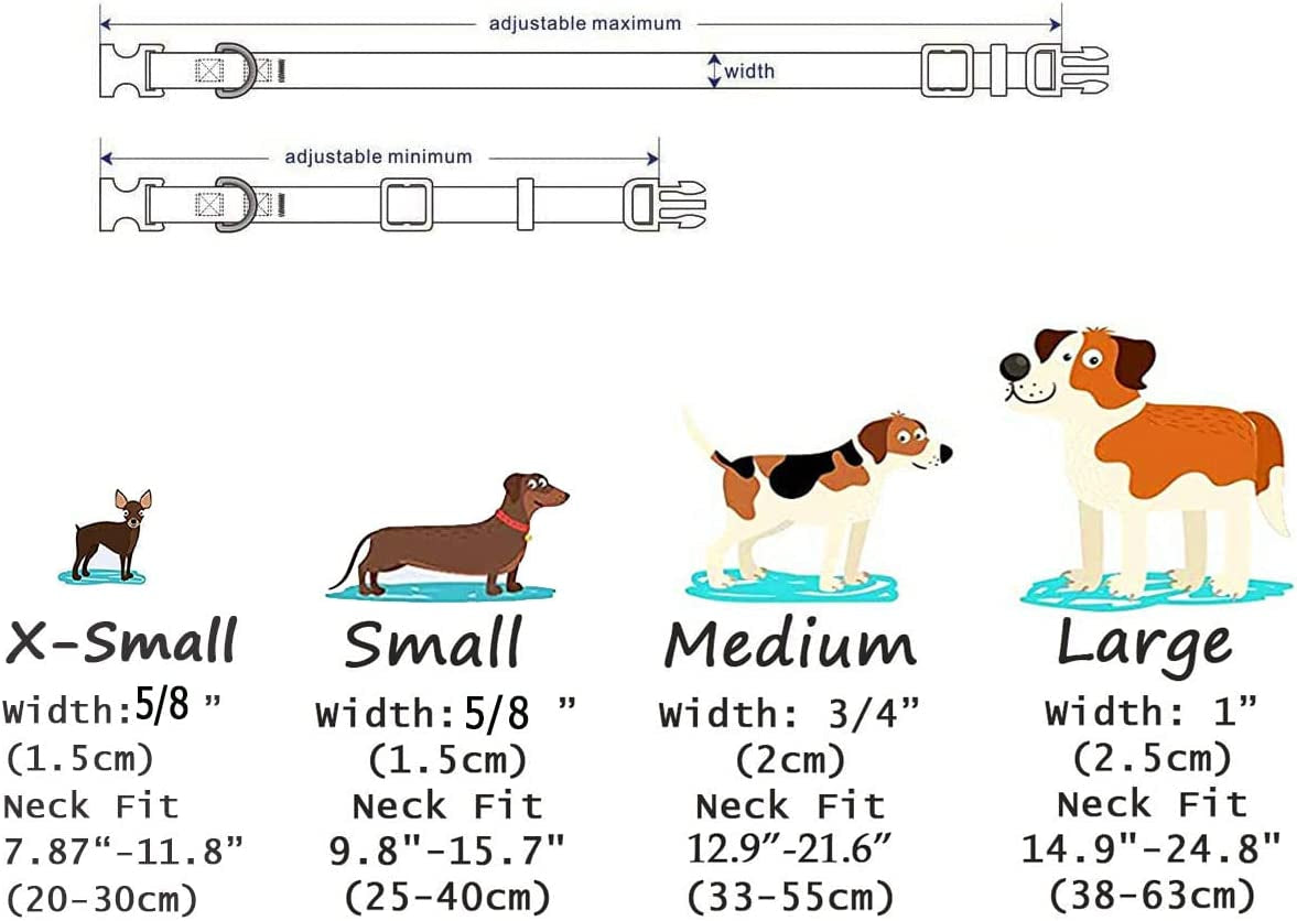 Christmas Dog Collar, for Small Dogs, Christmas,S