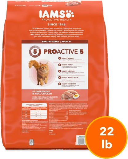Proactive Health Healthy Adult Dry Cat Food, Chicken, 22 Lb