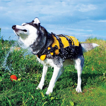 DFD Dog Life Jacket, Dog Life Vest for Swimming - Small, Red