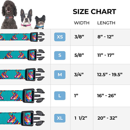 Animal Bug Themed Dog Collar (Flamingo, Medium)